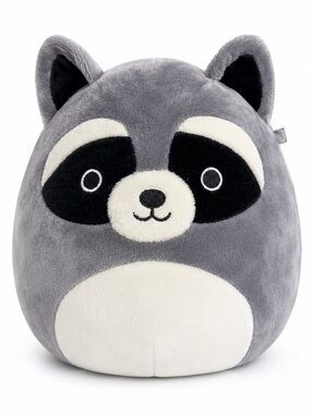 Squishmallows Rocket Raccoon Plush 8” Gray Stuffed Animal Soft Toy